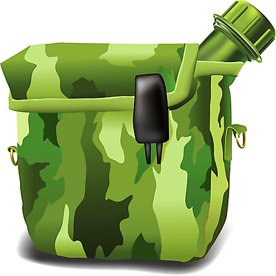 EPS 일러스트 군대 사람없음 군인 군용 전쟁 군수품 반합 수통 휴대식기 국내일러스트 직업 식기 캠핑도구 휴대용 국군 파일형식 벡터