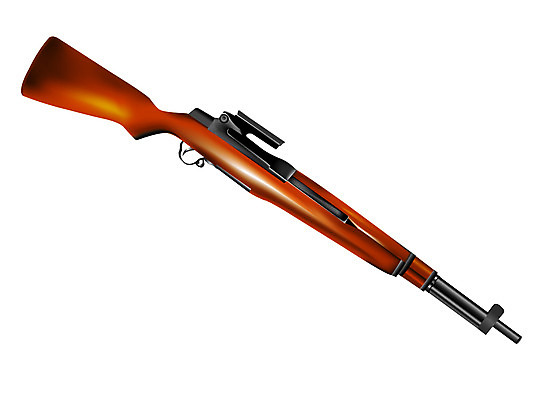 EPS 무기 일러스트 사람없음 총 군용 전쟁 군수품 장총 국내일러스트 군대 파일형식 벡터