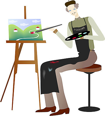 EPS 직업 남자 예술 컬러 일러스트 미술 한명 사람 20대 성인 팔레트 그림 작품 예술가 화가 화판 남자만 남자한명만 성인남자만 청년만 청년남자만 청년남자한명만 성인한명만 성인남자한명만 성인만 국내일러스트 1 문화예술 청년 파일형식 벡터