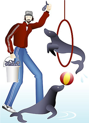 EPS 동물 직업 남자 일러스트 한명 사람 20대 성인 공연 축산업 물개 쇼 동물사육 물개쇼 사육사 조련사 남자만 남자한명만 성인남자만 청년만 청년남자만 청년남자한명만 성인한명만 성인남자한명만 성인만 국내일러스트 1 산업 포유류 이벤트 청년 바다동물 파일형식 벡터