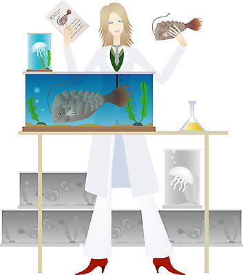 EPS 직업 여자 일러스트 실험 어류 한명 사람 20대 성인 바다동물 연구원 생물학자 여자만 여자한명만 성인여자만 청년만 청년여자만 성인한명만 청년여자한명만 성인여자한명만 성인만 국내일러스트 동물 1 바다 청년 수중동물 파일형식 벡터