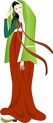 EPS 직업 여자 일러스트 한명 사람 20대 성인 한복 미인 기생 자태 장옷 여자만 여자한명만 성인여자만 청년만 청년여자만 성인한명만 청년여자한명만 성인여자한명만 성인만 국내일러스트 1 한국전통 청년 전통의상 파일형식 벡터