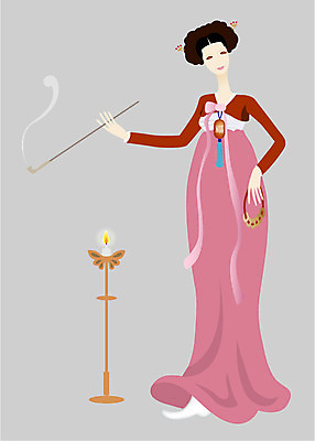 EPS 직업 여자 일러스트 담배 한명 사람 20대 성인 한복 미인 노리개 전통공예 담뱃대 기생 자태 여자만 여자한명만 성인여자만 청년만 청년여자만 성인한명만 청년여자한명만 성인여자한명만 성인만 국내일러스트 1 한국전통 전통소품 청년 전통의상 공예 파일형식 벡터