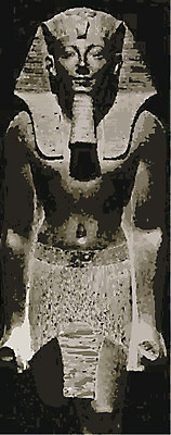 EPS 문화 조각 외국문화 유적 일러스트 고대문명 이집트 사람없음 세계문화유산 문화재 왕 피라미드 이집트문화 파라오 조각_조소 투트모세3세왕 국내일러스트 전통 건축물 아프리카 랜드마크 조소 파일형식 벡터