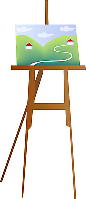 EPS 클립아트 일러스트 미술 사람없음 미술도구 스케치 오브젝트 그림 도화지 화판 국내일러스트 종이 문화예술 파일형식 벡터