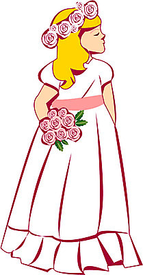 EPS 클립아트 드레스 여자 꽃 초등학생 어린이 부케 결혼 일러스트 한명 사람 소녀 들러리 화동 여자만 여자한명만 어린이만 소녀만 소녀한명만 국내일러스트 식물 1 학생 옷 꽃다발 이벤트 하객 파일형식 벡터