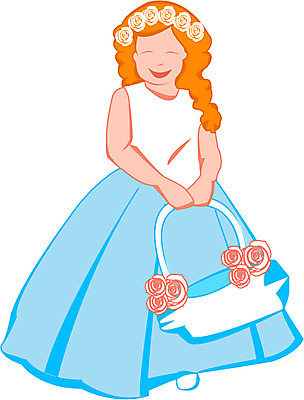 EPS 클립아트 드레스 여자 꽃 초등학생 어린이 결혼 일러스트 한명 사람 소녀 바구니 들러리 화동 여자만 여자한명만 어린이만 소녀만 소녀한명만 국내일러스트 식물 1 학생 옷 이벤트 하객 파일형식 벡터