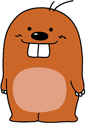 EPS 클립아트 동물 척추동물 캐릭터 육지동물 야생동물 일러스트 포유류 사람없음 치아 두더지 앞니 일러캐릭터 소화기관 파일형식 벡터