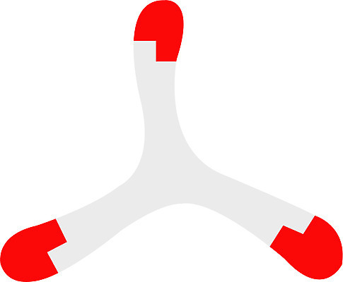 EPS 생활용품 일러스트 레저 사람없음 놀이용품 도구 부메랑 국내일러스트 오브젝트 파일형식 벡터