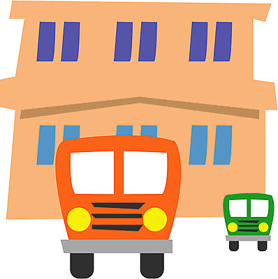 EPS 클립아트 건축 육상교통 한대 일러스트 버스 사람없음 건물 버스터미널 국내일러스트 1 건축물 교통수단 대중교통 터미널 파일형식 벡터