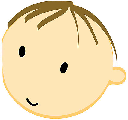 EPS 클립아트 얼굴 일러스트 표정 한명 사람 신체부위 아기 갸우뚱 남자만 남자한명만 아기만 남자아기만 남자아기한명만 국내일러스트 1 모션 파일형식 벡터