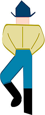 EPS 클립아트 남자 인형 포즈 일러스트 한명 사람 장난감 춤 아기 카우보이 오브젝트 남자만 남자한명만 아기만 남자아기만 남자아기한명만 국내일러스트 1 문화예술 파일형식 벡터