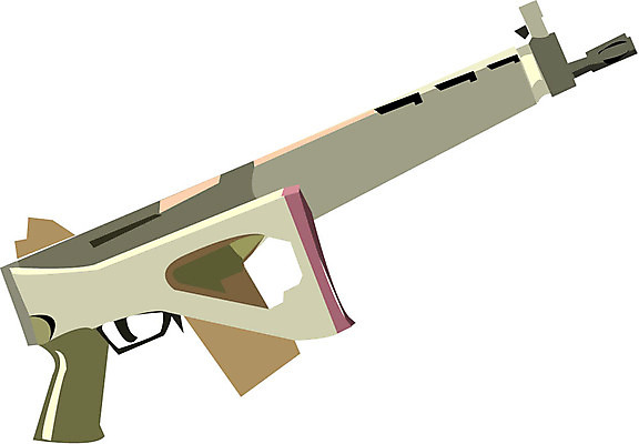 EPS 클립아트 무기 일러스트 사람없음 총 오브젝트 전쟁 소총 국내일러스트 파일형식 벡터