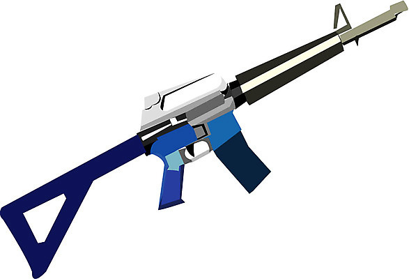 EPS 클립아트 무기 일러스트 사람없음 총 오브젝트 전쟁 소총 국내일러스트 파일형식 벡터