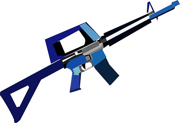 EPS 클립아트 무기 일러스트 사람없음 총 오브젝트 전쟁 소총 국내일러스트 파일형식 벡터
