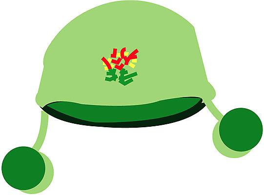 EPS 모자 잡화 일러스트 털모자 사람없음 아기용품 오브젝트 아기모자 국내일러스트 모자_잡화 파일형식 벡터