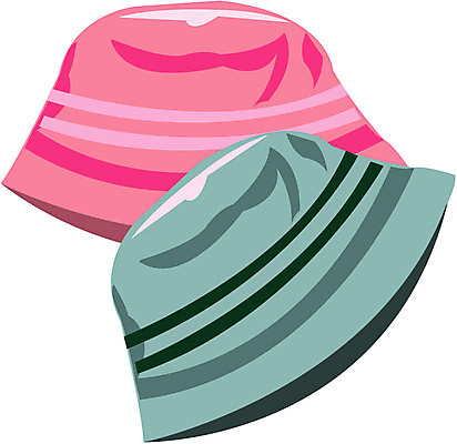 EPS 모자 잡화 일러스트 사람없음 아기용품 오브젝트 아기모자 정글모자 파나마모자 국내일러스트 모자_잡화 파일형식 벡터