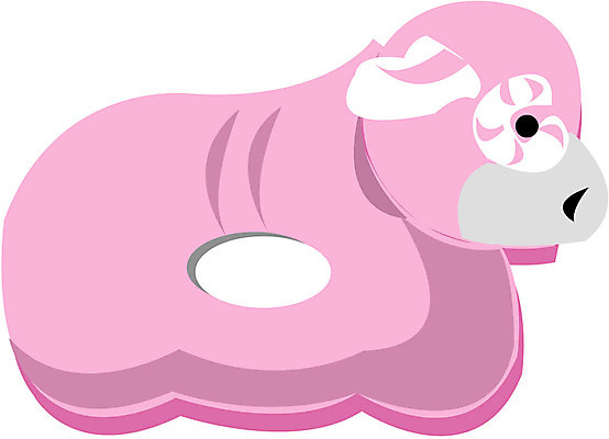 EPS 생활용품 일러스트 베개 침구 사람없음 아기용품 오브젝트 아기베개 국내일러스트 파일형식 벡터