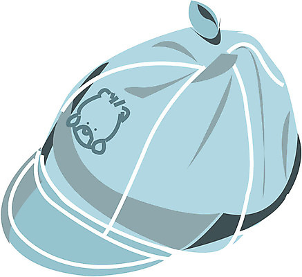 EPS 모자 잡화 일러스트 사람없음 아기용품 오브젝트 아기모자 국내일러스트 모자_잡화 파일형식 벡터