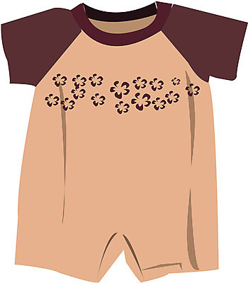 EPS 옷 일러스트 사람없음 아기용품 오브젝트 유아복 신생아옷 국내일러스트 파일형식 벡터