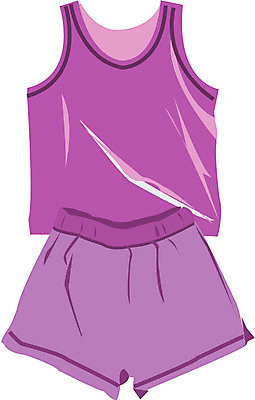 EPS 옷 일러스트 사람없음 운동복 아기용품 오브젝트 유아복 땀복 여름옷 국내일러스트 파일형식 벡터 여름_계절