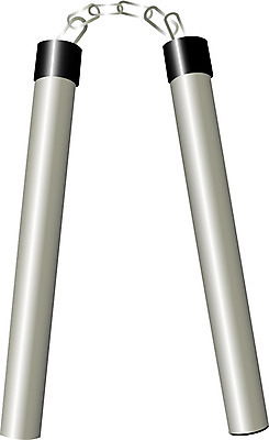 EPS 클립아트 무기 일러스트 사람없음 오브젝트 전쟁 쌍절곤 쌍절봉 국내일러스트 파일형식 벡터