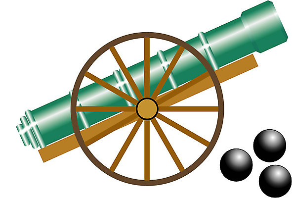 EPS 클립아트 무기 일러스트 사람없음 화약 오브젝트 전쟁 대포 화포 국내일러스트 폭발물 파일형식 벡터
