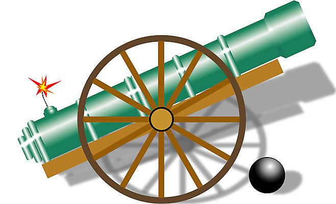 EPS 클립아트 무기 일러스트 사람없음 화약 오브젝트 전쟁 대포 화포 국내일러스트 폭발물 파일형식 벡터