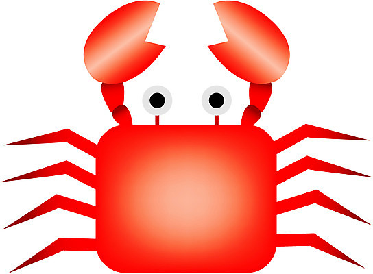 EPS 클립아트 동물 캐릭터 절지류 일러스트 갑각류 사람없음 바다동물 꽃게 게 바닷가재 집게발 일러캐릭터 바다 수중동물 가재 파일형식 벡터