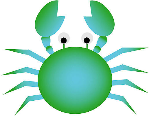 EPS 클립아트 동물 캐릭터 절지류 일러스트 갑각류 사람없음 바다동물 꽃게 게 바닷가재 집게발 일러캐릭터 바다 수중동물 가재 파일형식 벡터