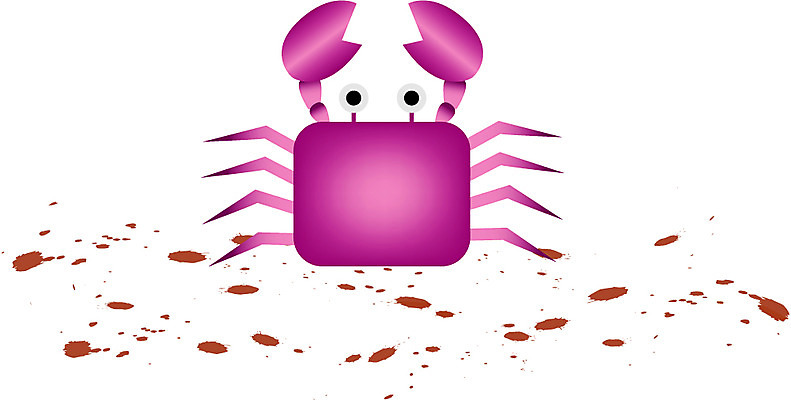 EPS 클립아트 동물 캐릭터 절지류 일러스트 갑각류 사람없음 바다동물 꽃게 게 바닷가재 집게발 일러캐릭터 바다 수중동물 가재 파일형식 벡터