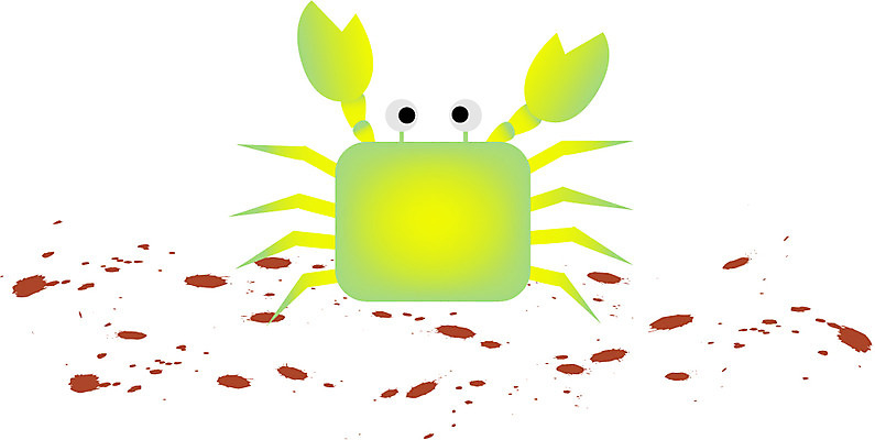 EPS 클립아트 동물 캐릭터 절지류 일러스트 갑각류 사람없음 바다동물 꽃게 게 바닷가재 집게발 일러캐릭터 바다 수중동물 가재 파일형식 벡터