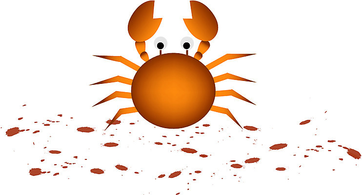 EPS 클립아트 동물 캐릭터 절지류 일러스트 갑각류 사람없음 바다동물 꽃게 게 바닷가재 집게발 일러캐릭터 바다 수중동물 가재 파일형식 벡터