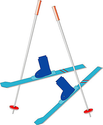 EPS 스포츠용품 스포츠 일러스트 레저 스키 사람없음 레포츠 운동 장비 폴 바인딩 스키화 플레이트 국내일러스트 겨울스포츠 건강 오브젝트 스키장비 스키용품 파일형식 벡터