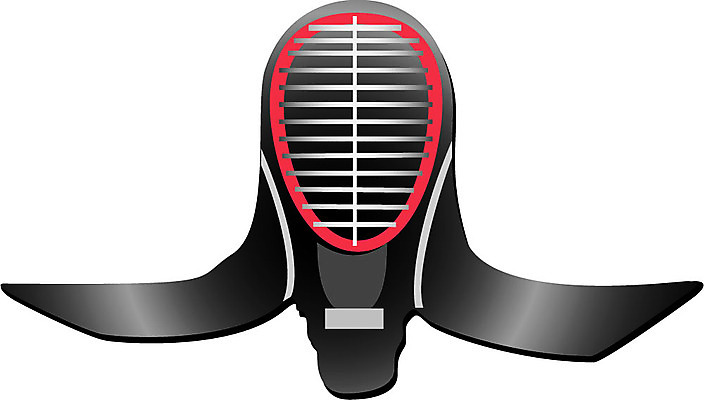 EPS 스포츠용품 스포츠 일러스트 레저 사람없음 운동 보호장비 검도 호구 호면 국내일러스트 건강 격투기 장비 오브젝트 파일형식 벡터