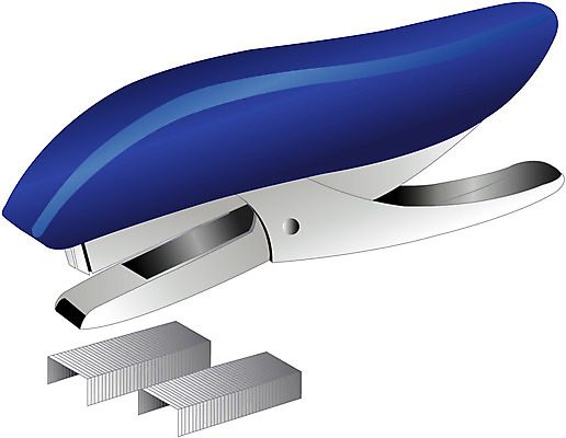 EPS 클립아트 일러스트 비즈니스 학용품 사람없음 사무용품 스테이플러 오브젝트 심 스테이플러심 국내일러스트 문구용품 파일형식 벡터