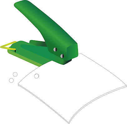 EPS 클립아트 종이 일러스트 비즈니스 학용품 사람없음 사무용품 구멍 스테이플러 오브젝트 국내일러스트 펀칭기 문구용품 파일형식 벡터