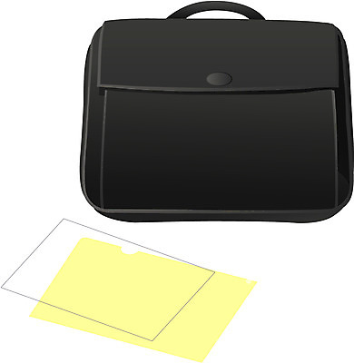 EPS 클립아트 잡화 서류가방 가방 일러스트 비즈니스 사람없음 사무용품 오브젝트 파일 노트북가방 국내일러스트 문구용품 파일형식 벡터