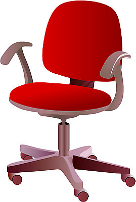 EPS 클립아트 가구 의자 일러스트 사람없음 오브젝트 회전의자 사무실의자 사무용의자 국내일러스트 생활용품 파일형식 벡터