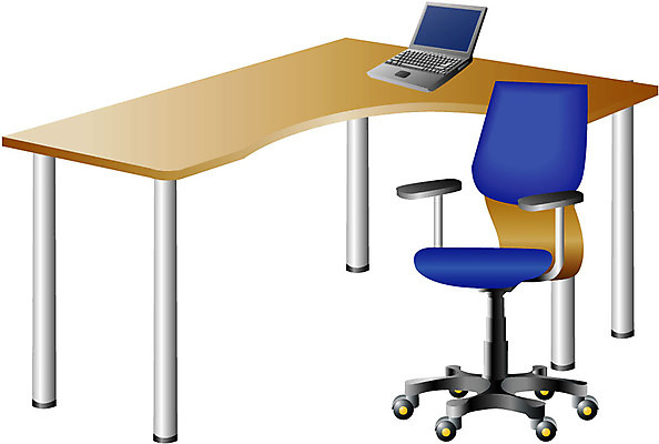 EPS 클립아트 가구 의자 일러스트 비즈니스 사람없음 노트북 전자제품 컴퓨터 사무실 책상 오브젝트 회전의자 사무용의자 국내일러스트 생활용품 파일형식 벡터