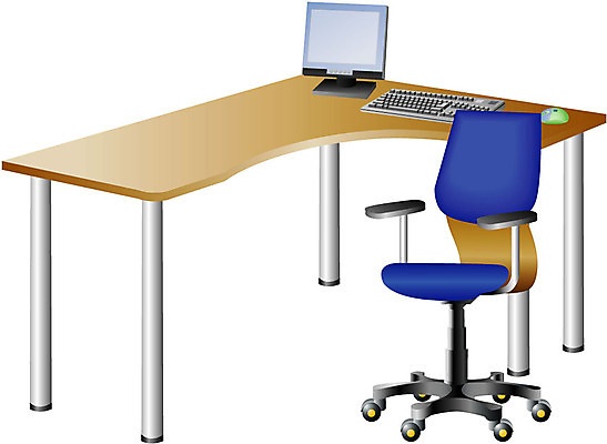 EPS 클립아트 가구 의자 일러스트 비즈니스 사람없음 전자제품 컴퓨터 사무실 모니터 컴퓨터용품 키보드 마우스 책상 오브젝트 회전의자 사무용의자 국내일러스트 생활용품 파일형식 벡터