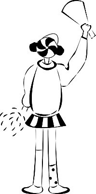 EPS 클립아트 직업 여자 초등학생 어린이 일러스트 응원 한명 사람 소녀 치어리더 응원단 치어걸 여자만 여자한명만 어린이만 소녀만 소녀한명만 국내일러스트 1 학생 파일형식 벡터