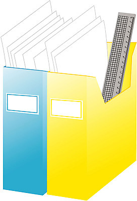 EPS 클립아트 일러스트 비즈니스 자 사람없음 사무용품 오브젝트 문서 파일 문서보관상자 서류보관함 국내일러스트 문구용품 상자 보관함 파일형식 벡터