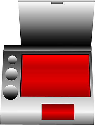 EPS 클립아트 일러스트 비즈니스 사람없음 도장 사무용품 오브젝트 인주 국내일러스트 문구용품 파일형식 벡터