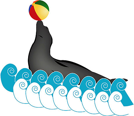 EPS 클립아트 동물 척추동물 육지동물 바다 일러스트 포유류 사람없음 바다동물 사자 바다표범 물개 바다사자 국내일러스트 수중동물 파일형식 벡터