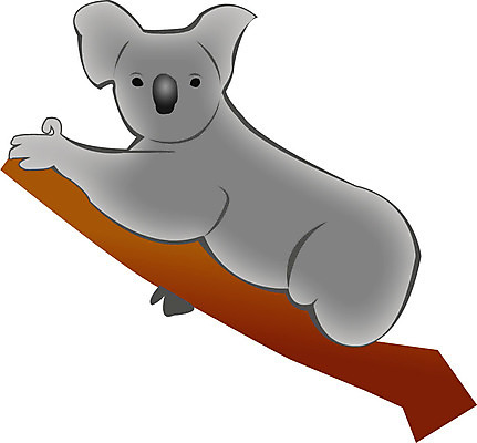 EPS 클립아트 동물 척추동물 육지동물 야생동물 일러스트 포유류 사람없음 호주 코알라 유칼리나무 국내일러스트 나무 오세아니아 파일형식 벡터