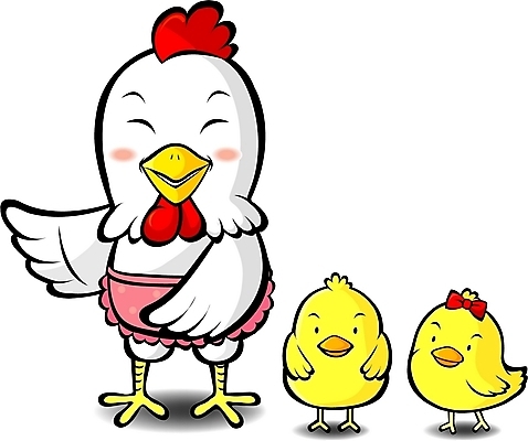 EPS 동물 척추동물 캐릭터 동물캐릭터 일러스트 애니멀프린트 병아리 세마리 사람없음 가축 십이지신 운세 닭띠 닭 어미 새캐릭터 닭캐릭터 어미닭 일러캐릭터 조류 3 파일형식 벡터