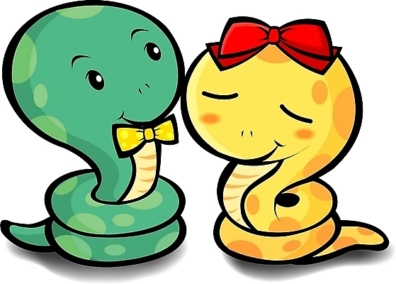 EPS 동물 척추동물 캐릭터 커플 리본 동물캐릭터 두마리 일러스트 파충류 애니멀프린트 사랑 사람없음 십이지신 운세 뱀띠 뱀 뱀캐릭터 또아리 똬리 일러캐릭터 감정 2 관계 파일형식 벡터
