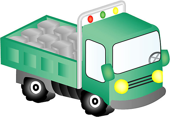 EPS 클립아트 산업 육상교통 교통 일러스트 사람없음 트럭 짐 운송업 대형 국내일러스트 교통수단 자동차 파일형식 벡터