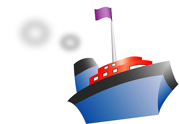 EPS 클립아트 산업 바다 교통 수상교통 일러스트 항해 굴뚝 어업 사람없음 운송업 깃발 연기 크루즈 고깃배 선박 국내일러스트 교통수단 배_교통 파일형식 벡터